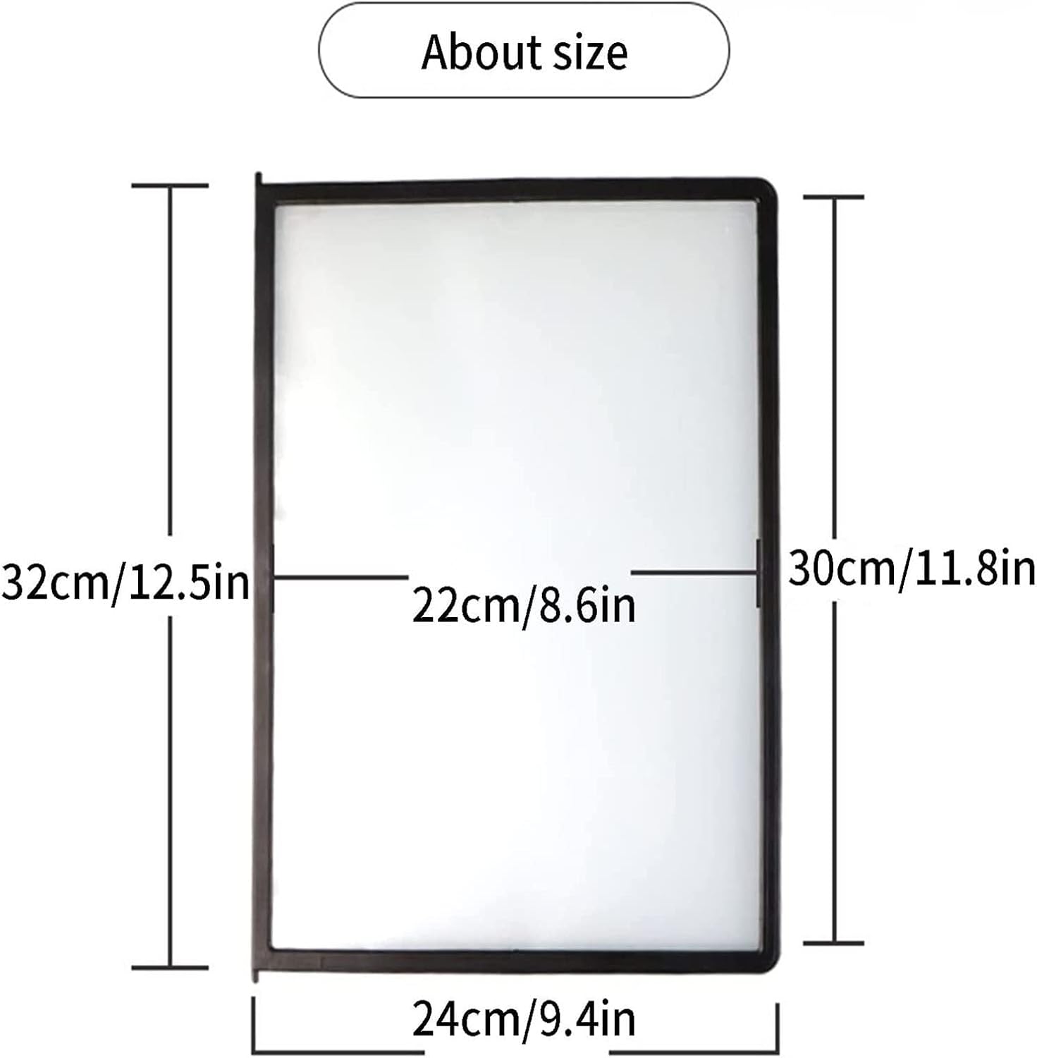 Desktop Reference System - Catalog Display Rack, 20 Double-Sided Panels, Letter-Size, A4 Documents Poster Rotating Insert, for Offices, DiningRoom, Di