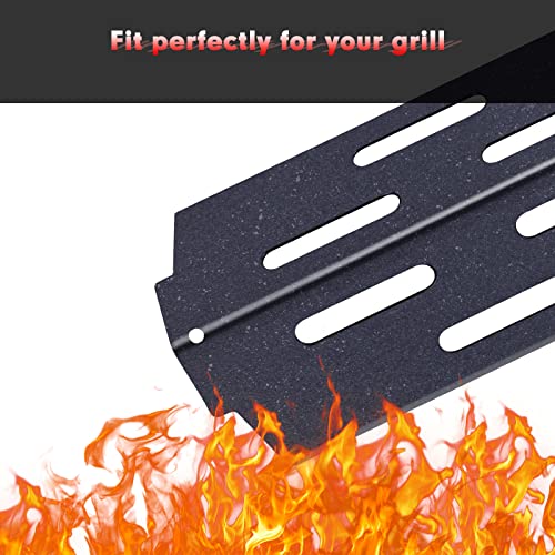 Cozilar Grill Flavorizer Bars For Weber Genesis Ii E-410, S-410, Lx E-440, S-440, Weber Genesis 2 66041, 66033, 66796, Heat Deflectors Bbq Gas Grill Replacement Parts, 17” Porcelain Steel Flavor Bars #TOP4