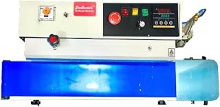 Budhrani By Master Machines Heavy Duty Continuous Horizontal Ms Band Sealer With Nitrogen Flushing Kit, Automatic Band Sea... Price In India