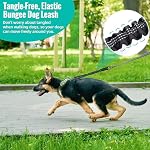 Bungee Leash Extension Attachment, 21” Shock Absorbing Lead Extension Absorber, Prevent Injury on Arm and Shoulder & Save Dogs from Getting Hurt, Great for Bicycle, Running, Walking