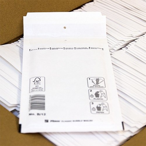 200 Buste imbottite B2 Bianco