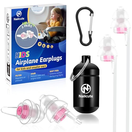 Naiicute Kids Earplugs(6-12 yrs) with Lanyard โ Pressure Relief & Prevent Ear Pain, Reusable Noise Sensitivity Ear Plugs for School, Home, Playtime| Comfy Small Earbuds, 25dB Filtered Noise Reduction Naiicute Kids Earplugs(6-12 yrs) with Lanyard โ Pressure Relief & Prevent Ear Pain, Reusable Noise Sensitivity Ear Plugs for School, Home, Playtime| Comfy Small Earbuds, 25dB Filtered Noise Reduction