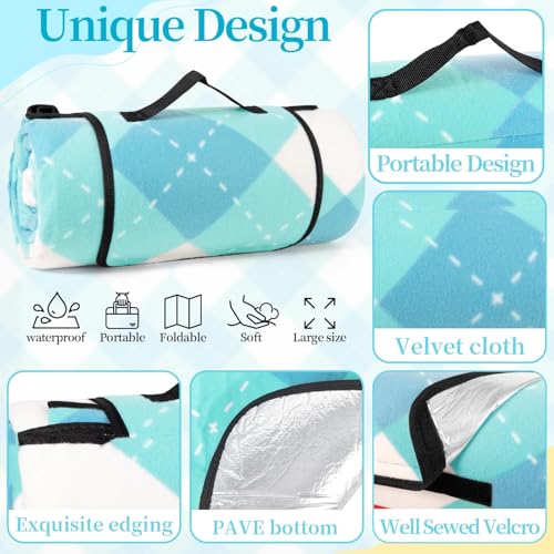 CIRULLI Picknickdecke CIRULLI Picknickdecke 200x200 cm,Strandmatte Faltbar,Stranddecke mit wasserdichter Basis,Ideale Picknickdecken für Picknicks,Camping