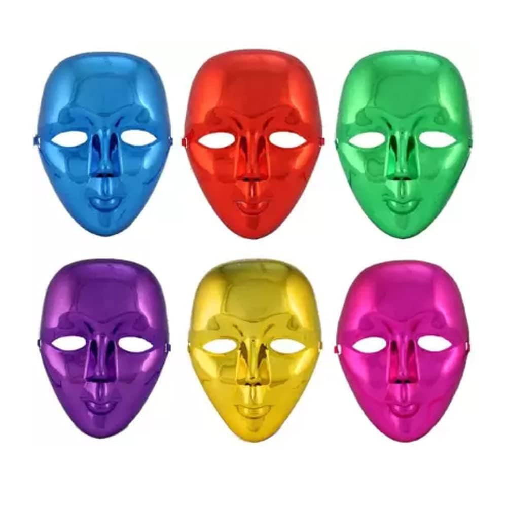 Laxmi Collection Masquerade Eye Mask Set Vintage Antique Masks For Kids Ball Carnival Fancy Dress Party Supplies Return Gifts Birthday Multicolor