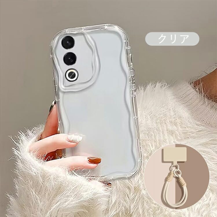 Amazon.co.jp: KOOLRIVER・OPPO互換品 A3 5G ケース ウェーブ 波型