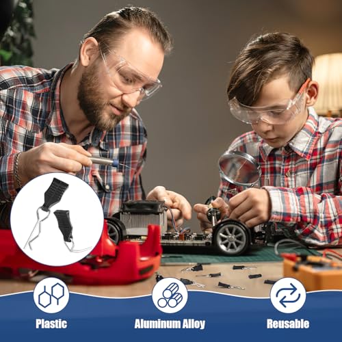36 Stück RC Karosserie Clips mit Aufreißlaschen, RC Körper Shell Pin Auto Zubehör, R Typ Karosserieklammern, RC Ersatzteile RC Splint für 1/10, 1/12 und 1/16 Fernbedienung Auto Shell Modell