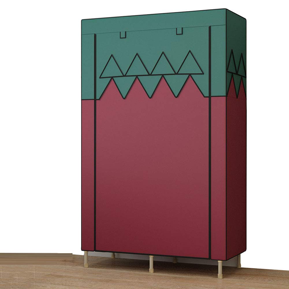 Armario de tubo de acero y tela impermeable de 85x50x190cm