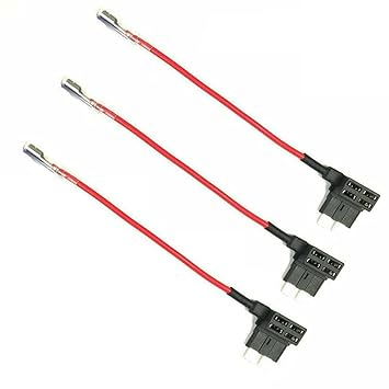 Wholesale 3PCS Car Fuse Add-a-Circuit Tap Adapter Cable Wire Medium Size 12V/24V Replacement Spare Parts