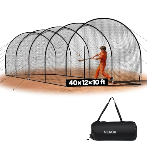 VEVOR 40FT Carbon Steel Batting Cage