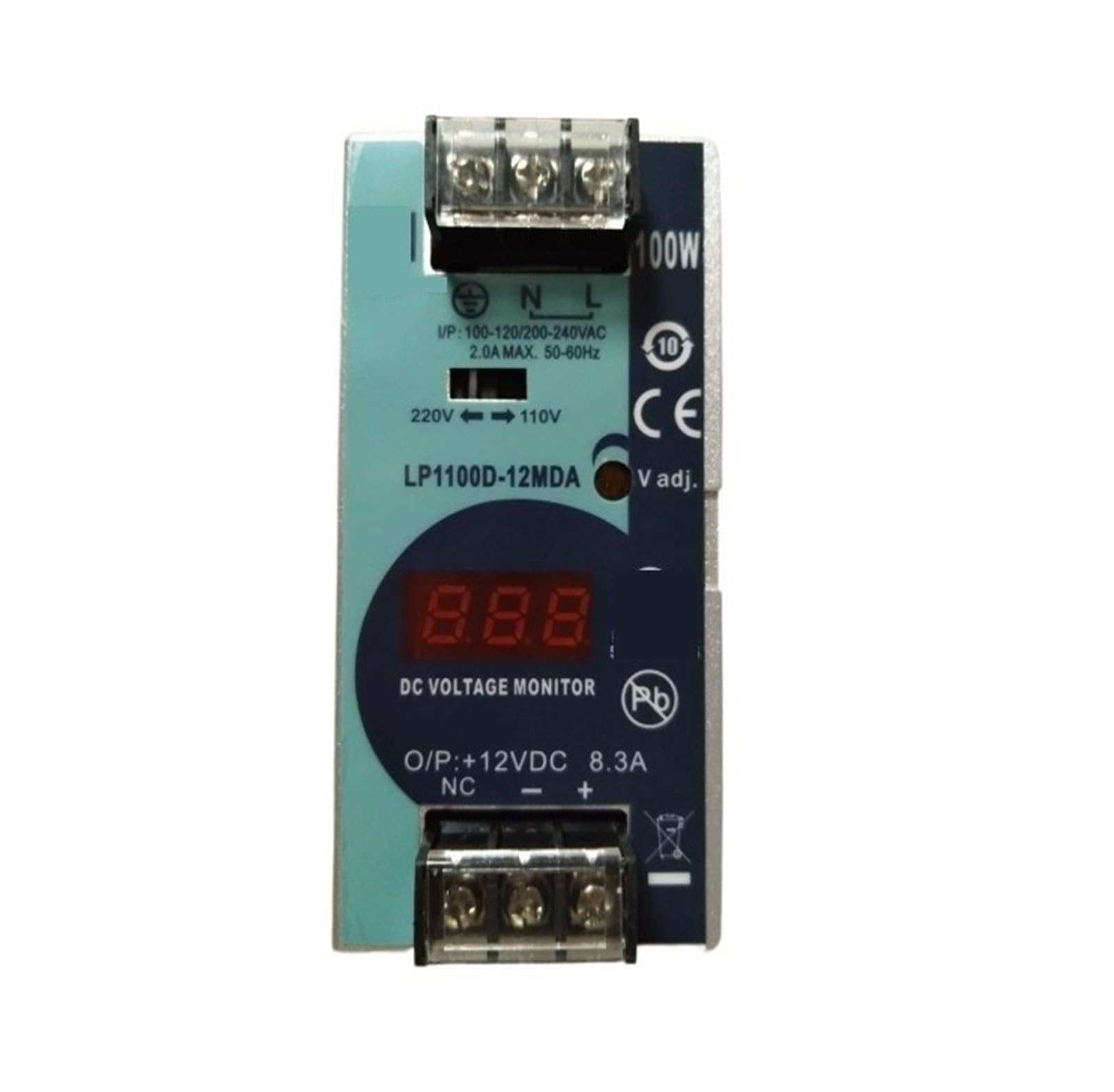 LP1100D-12MDA Fuente de alimentación conmutada, 100W 12V 8,3A