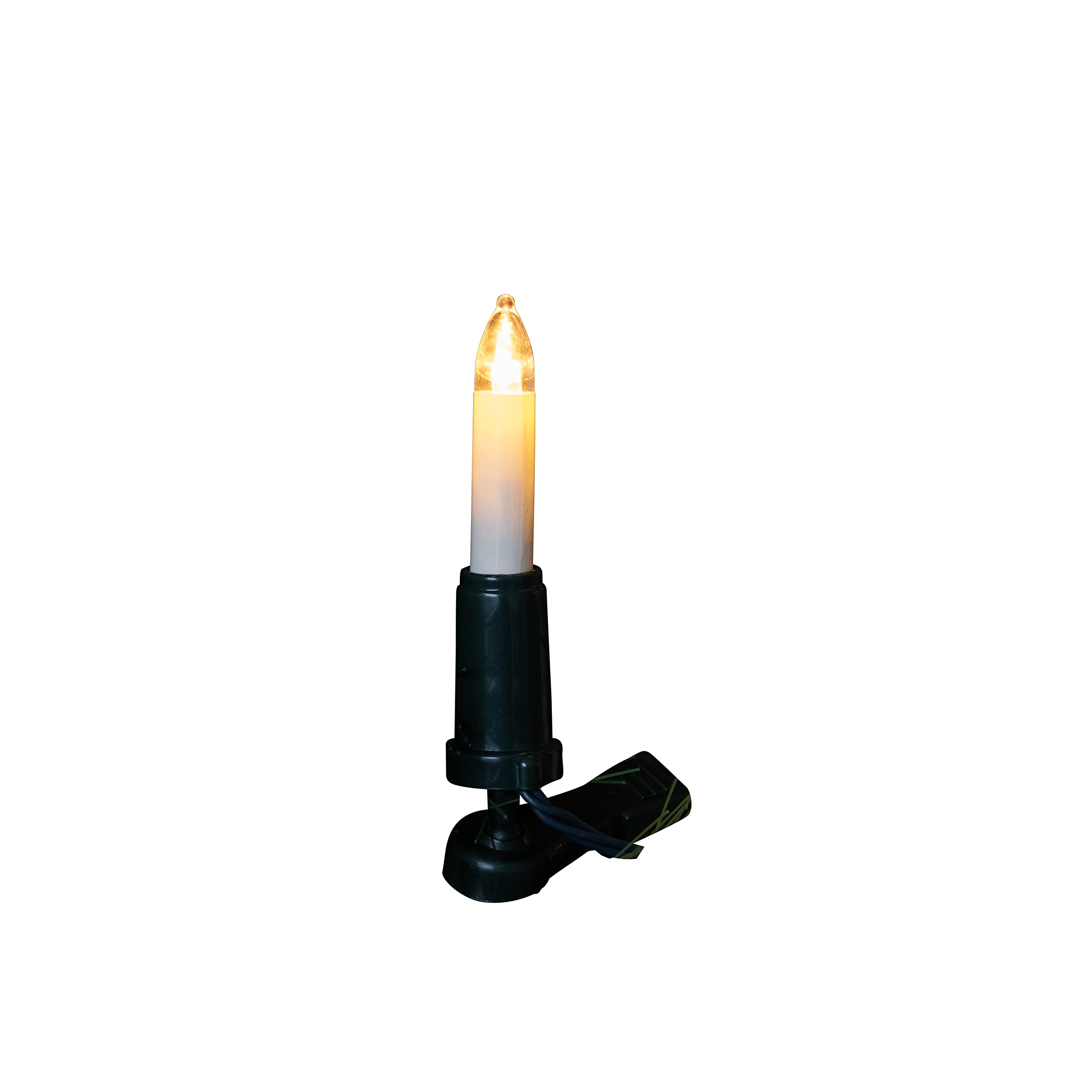 Konstsmide 1109-020 - Catena per albero a LED, con 25 diodi ambra, 4,5 V, interno, 3,6 W, cavo verde