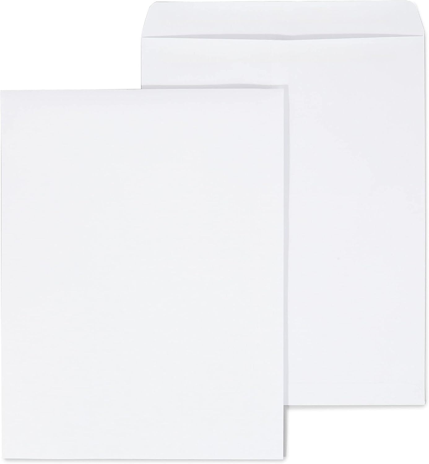 Staples 12 x 15.5 White Self‑Seal Catalog Envelopes, Peel & Seal Heavyweight Mailing Envelopes, 200/Carton