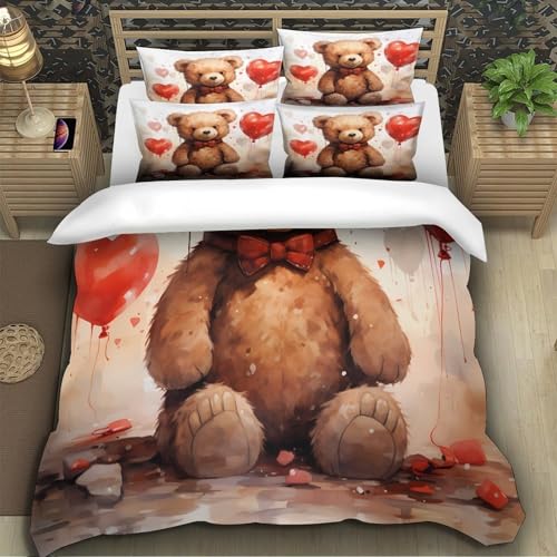 Parure de lit microfibre résistante et zippée pour ado