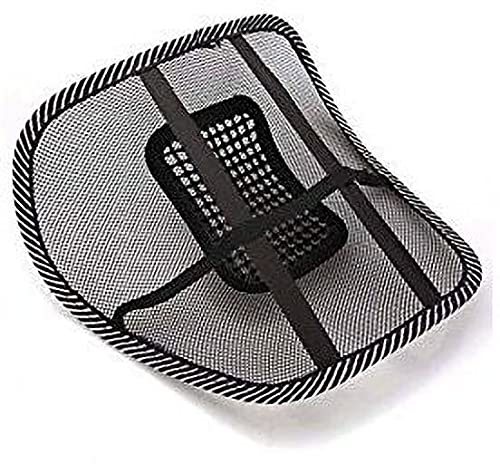 Car Seat Chair Massage Back Lumbar Support Mesh Ventilate Cushion Pad, Multicolour Car Seat Chair Massage Back Lumbar Support Mesh Ventilate Cushion Pad, Multicolour