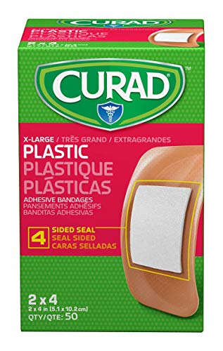 Curad Plastic Adhesive Bandages, Bandage Size Is 2" X 4" (Case Of 600) #TOP1
