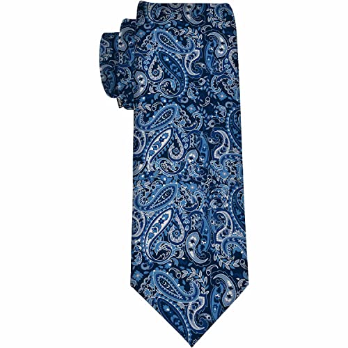 Yekiua Paisley Ties Tribal Art Boho Abstract Ethnic Floral Men's Business Necktie For Husband Father Valentine's Day Father's Day Gift