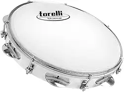 PANDEIRO 10'' INJETADO BRANCO PELE LEITOSA