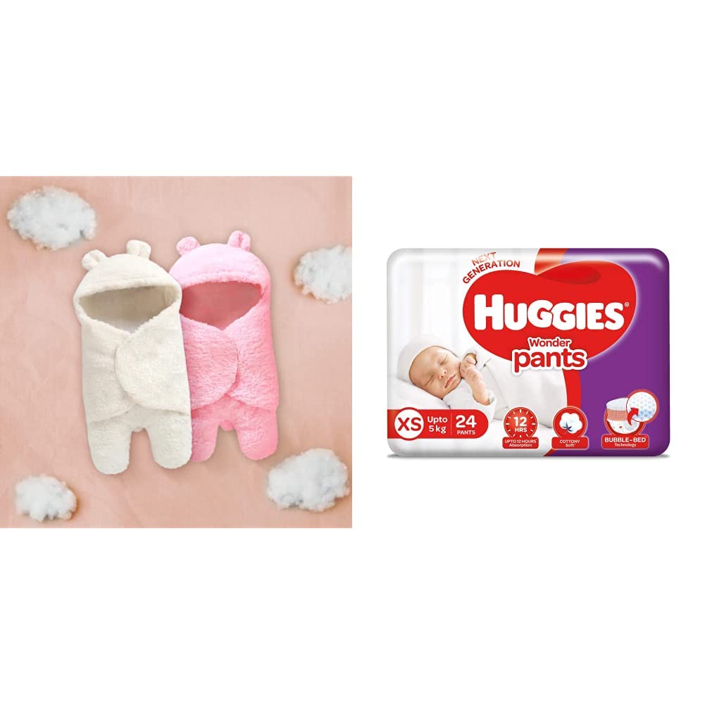 My Newborn Baby Boys and Baby Girls 3 in 1 Baby BlanketSafety Bag