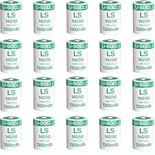 Image of 20PC LS14250 Batteries 3.6V 1 /2AA Lithium Battery for Dogwatch Collar