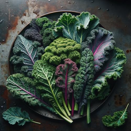 “Hydroponic Kale Mix” Kale Seeds – Includes 5+ Leafy Kale Varieties – Harvest in 60 Days | Never GMO, Always Heirloom and Open-Pollinated | USA Grown Seeds By Liliana's Garden |