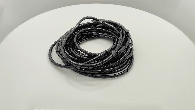 Spirale Avvolgicavo SJBAUTYO 12m - Raccoglicavi Per TV, PC, Audio, Diametro 8mm, Nero - Foto 5