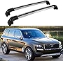 Cross Bar for KIA Telluride 2019 2020 2021 2022 2023 Crossbar Roof Rail Rack Luggage (A Silver)