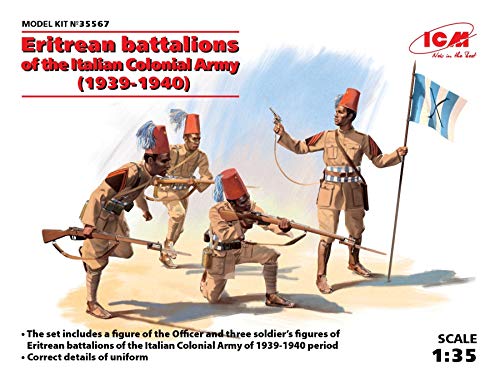 Icm 35567 - Model Kit Eritrean Battalions Of The Italian Army miniatura 1