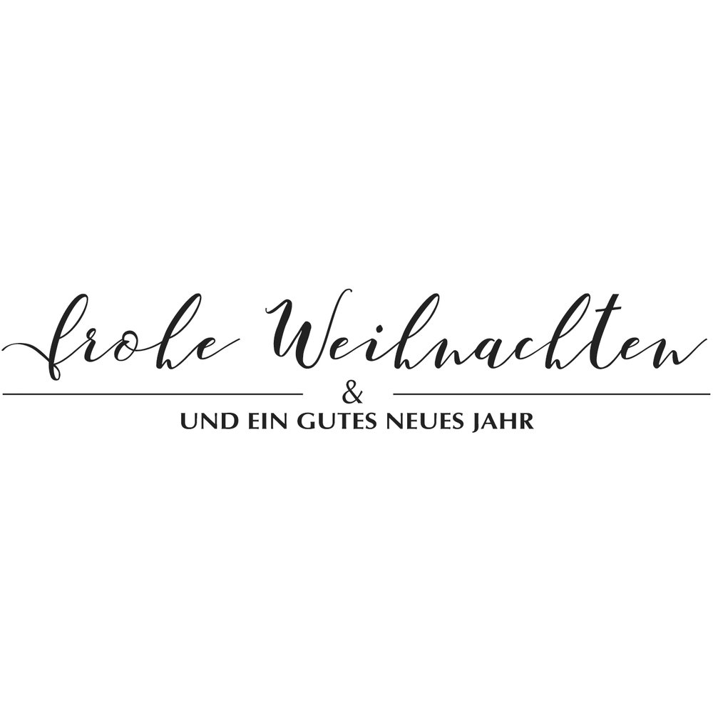 Rayher 29146000 Stamp "frohe Weihnachten" , wooden stamp, 3x12cm