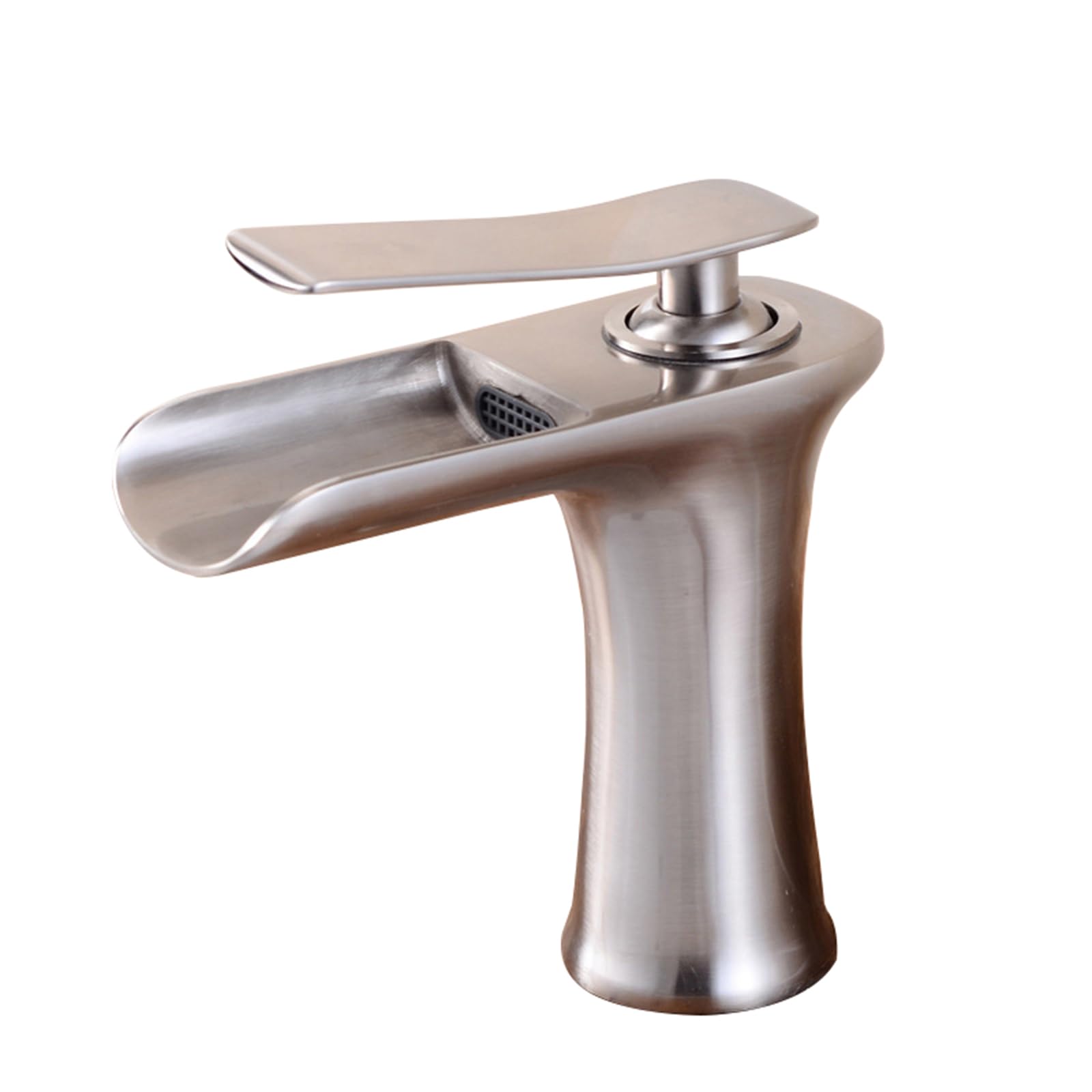 Mitigeur monocommande cascade eau chaude froide pour robinet de lavabo