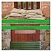 Flood Bags Flood Control Sandbag Long Water Barriers Flooding Sand Bags for Front Door Rain Protection(150cmx19cm)