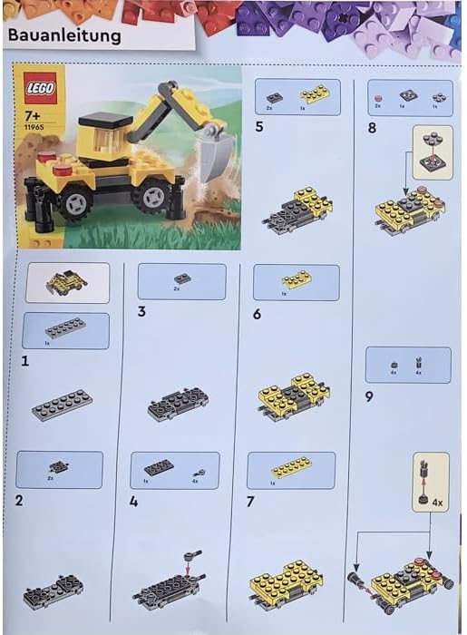 Lego Excavator polybag #11965