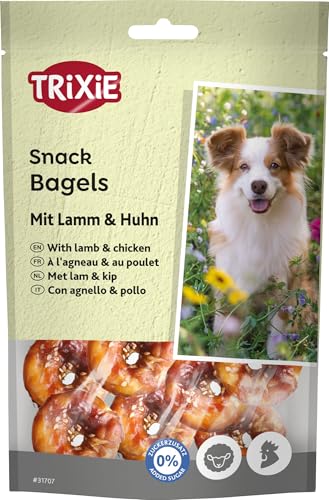 TRIXIE Premio Lamb Chicken Bagels - 100 g (Packung mit 6)