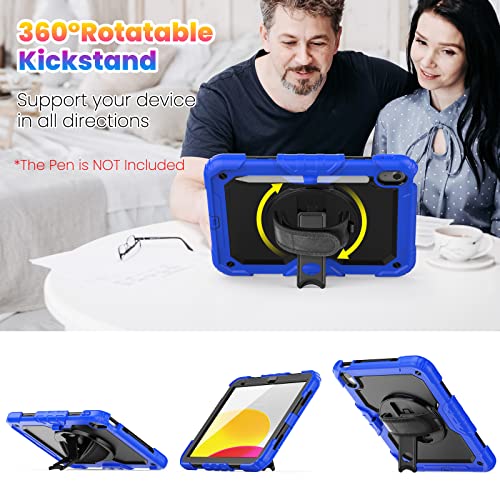 SEYMAC Case for iPad A16 11th/10th Generation 2025/2022 11inch/10.9inch, Heavy Duty Shockproof with Screen Protector - Image 3