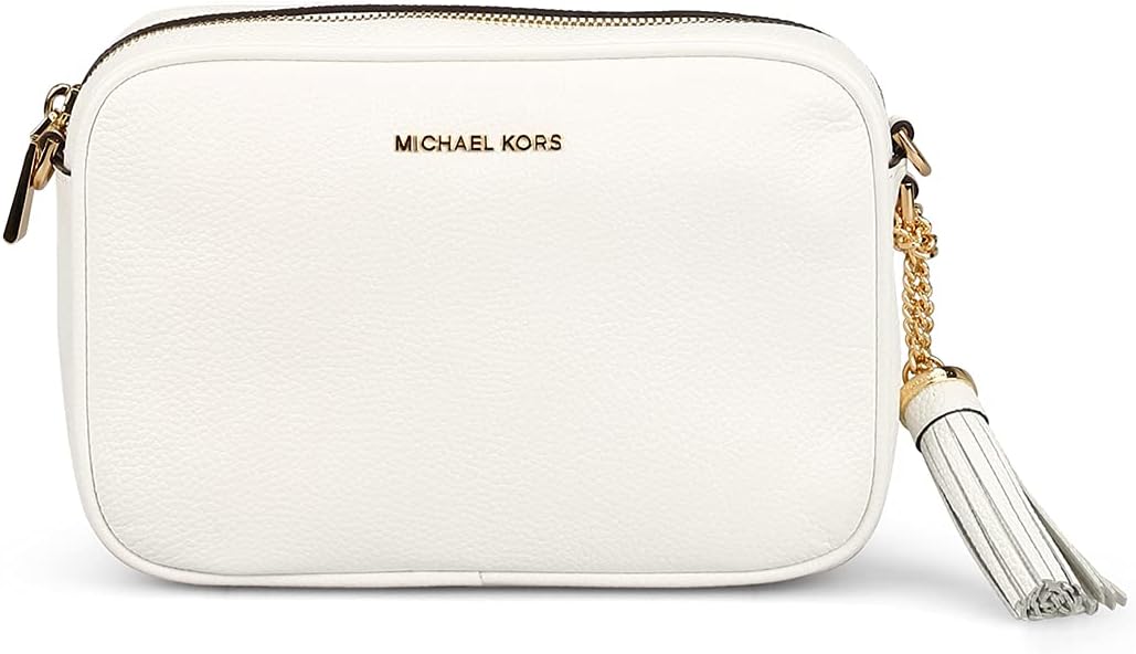 Michael Kors Women's 32F7GGNM8L085 MD Camera Bag, Optic White, Einheitsgröße, Optic White, md