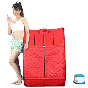 Kawachi Portable Steam Sauna Bath Red