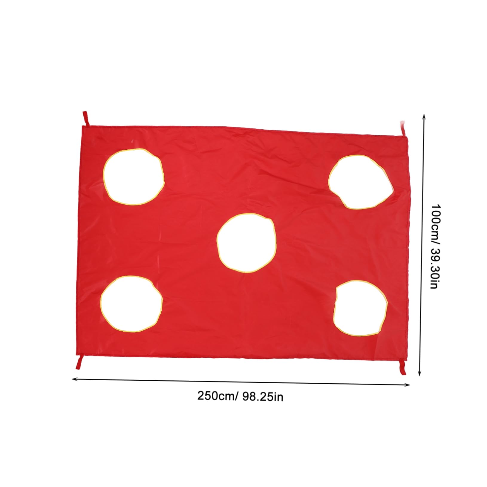 ERINGOGO Rainbow Parachute for Interactive Play Equipment for Outdoor Games and Cooperative Activities for Preschool Learning and Gymnastics Skills Development