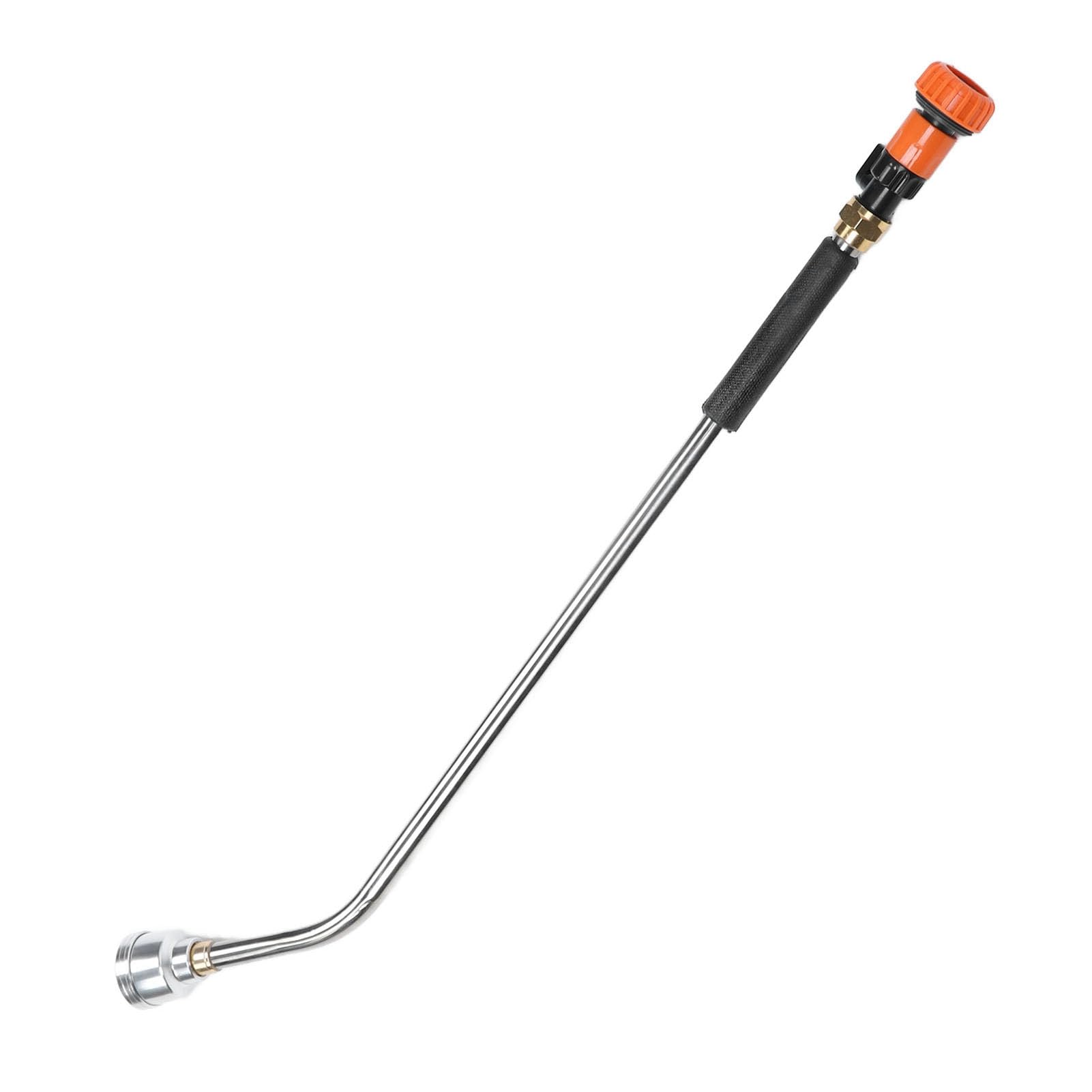 Bacchetta per Irrigazione per Tubo da Giardino, Ugello Spruzzatore Flessibile in Alluminio in Acciaio Inossidabile per l'Irrigazione di Piante e la Cura del Prato (90cm)