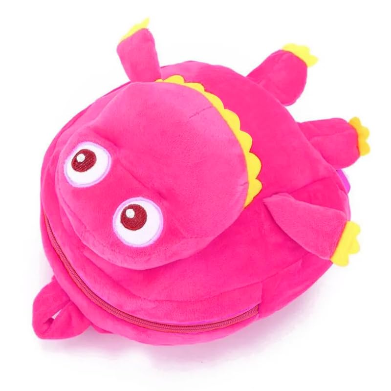 Image of Frantic Soft Cartoon Design Animal Velvet Plush School Backpack Bag For 2 To 5 Years Boys Girls Nursery Preschool Picnic Carry Travelling Bags (2-5 Years)