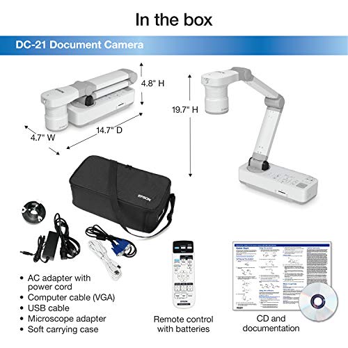 Epson DC-21 High-Definition Document Camera - Image 4