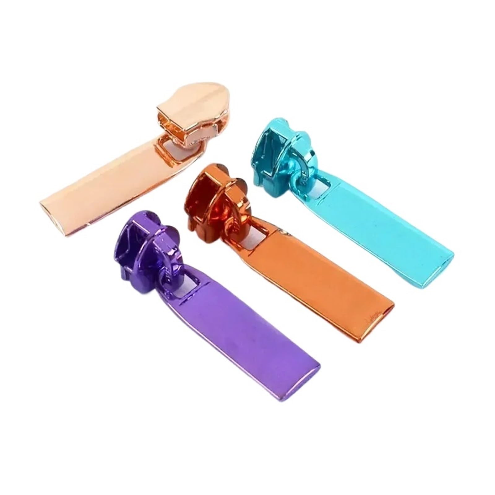 Universaler Reißverschluss, 5# Reißverschlussschieber, 5 Stück, Nylon-Zugköpfe, Ersatz-Reparatur-Sets, DIY-Handwerk, Nähzubehör, Taschen, Jacken-Hardware(Green)
