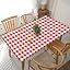 Red and White Stripe Checked
