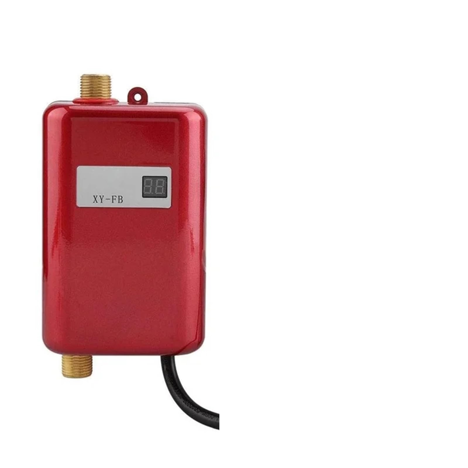 Mooilko Rosso Electric Water Heater 3000W Mini Tankless Instant Hot Water Heater System For Bathroom Kitchen Household Easy To Use(Rosso)