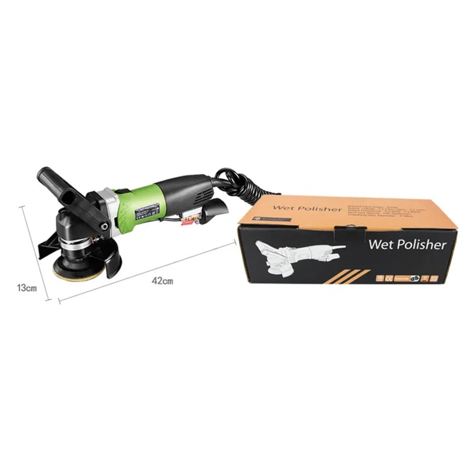 Utensili Professionali per la lucidatura Lucidatrice for Pietra a iniezione d'Acqua Portatile da 800 W, Tipo Pavimento in Cemento, Marmo, Alte Prestazioni