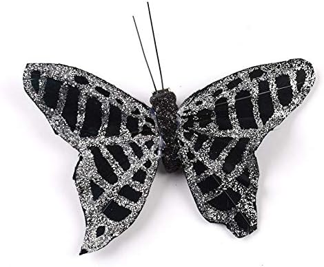 Factory Direct Craft Black Webbed Artificial Butterfly | 12 Pieces