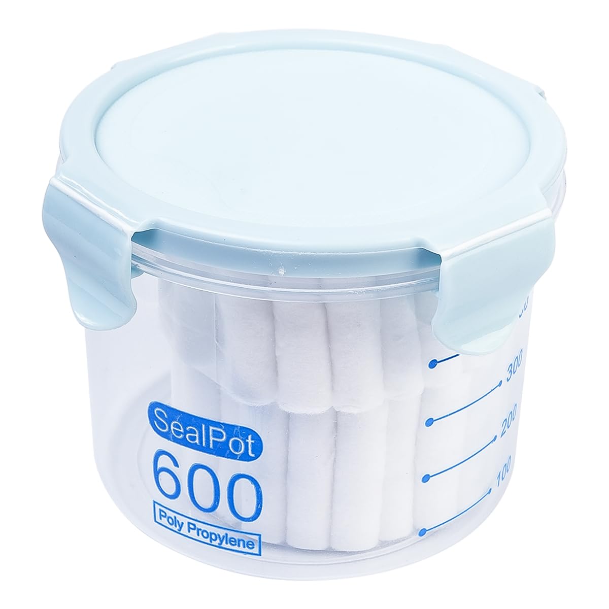 Sarini 100 rotoli di watter: gomitoli di lana non sterili, adattatori nasali di medie dimensioni, rotoli di cotone per uso dentale e cura del corpo