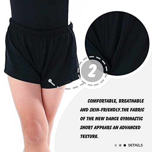 NEW DANCE Boy's Basic Gymnastics Shorts Dance Shorts for Ballet Practice Athletic3