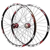 asse ruota posteriore mtb Mozzo: fronte in lega di alluminio Due sedile del freno del disco a cassetta a quattro cuscinetti posteriori, compatibile con Shimano e SRAM 7/8/9/10/11 Mount della ruota a torre di SRAM (montaggio a 7 velocità deve essere utilizzato con Guarnizioni).