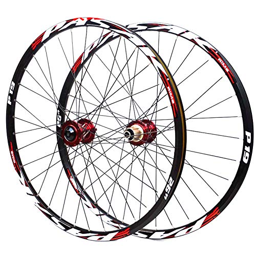 Mozzo: fronte in lega di alluminio Due sedile del freno del disco a cassetta a quattro cuscinetti posteriori, compatibile con Shimano e SRAM 7/8/9/10/11 Mount della ruota a torre di SRAM (montaggio a 7 velocità deve essere utilizzato con Guarnizioni).