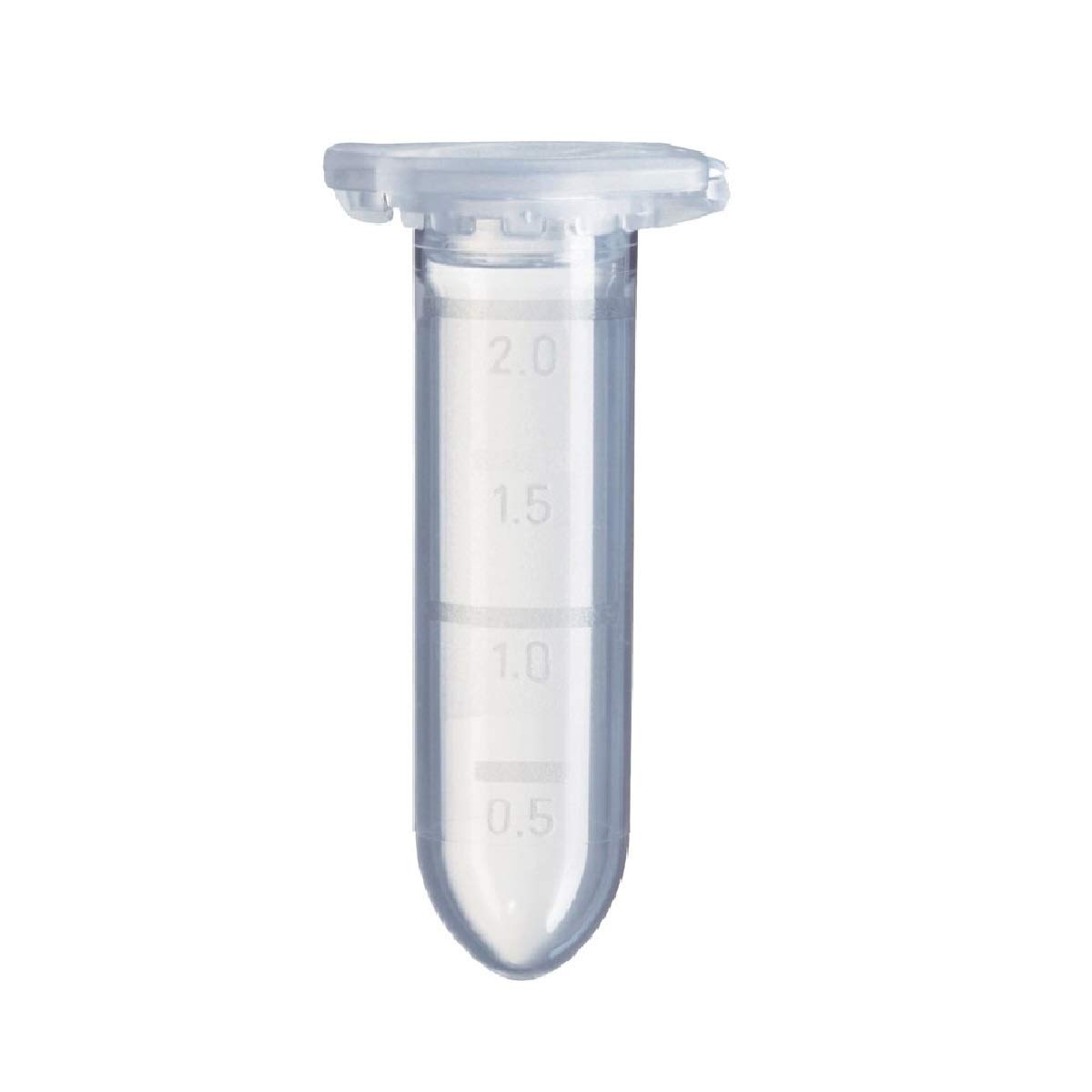 IS IndoSurgicals Polypropylene Microcentrifuge Round Bottom Tube (2 ml