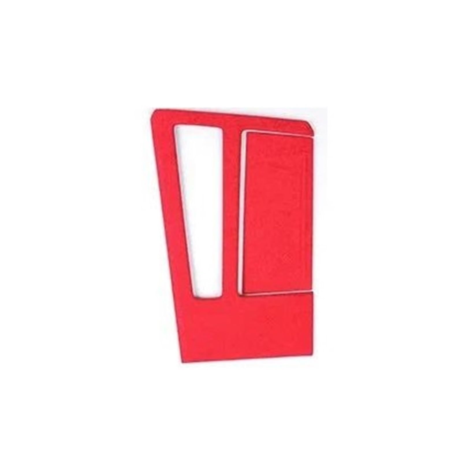 Fcaopcwama Gear Panel Red For Audi A6 C8 A7 Rs7 2019-2024 Suede Overlay Panels On Dashboard Armrest Gear Control And Doors Car Armrest Storage Box